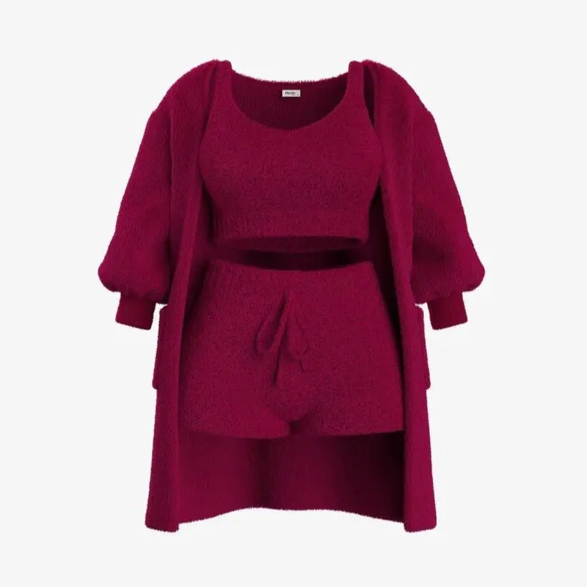 Conjunto Lucia - El conjunto de pijama de 3 piezas