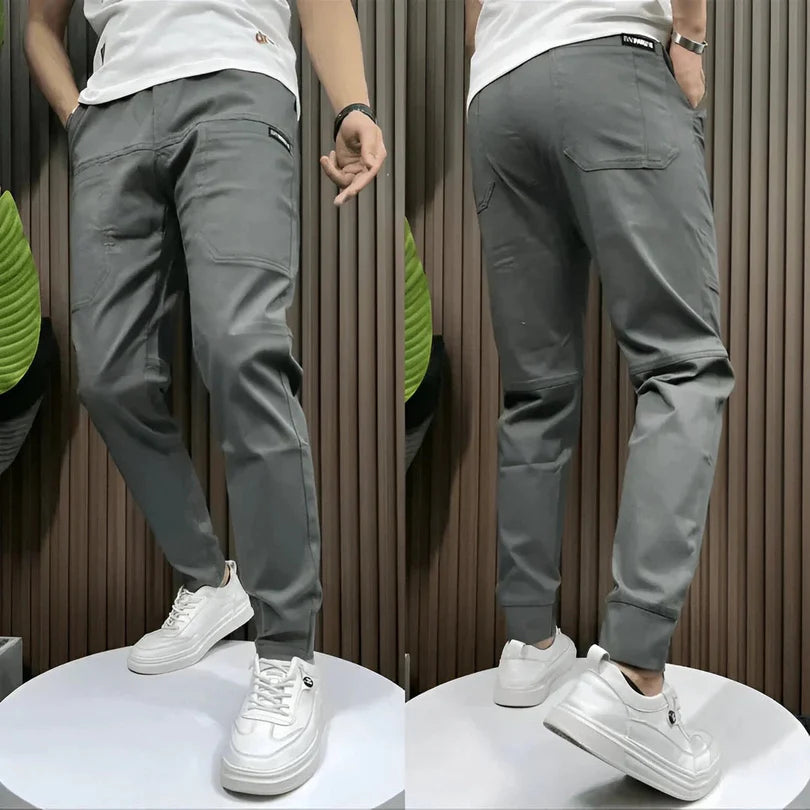 ORBEL-PANTALONES CARGO ELÁSTICOS PREMIUM PARA HOMBRE